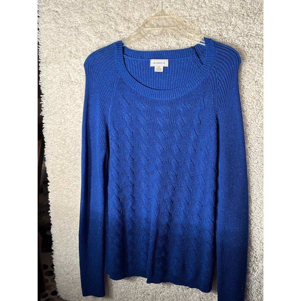 WOMEN'S ROYAL BLUE SWEATER.